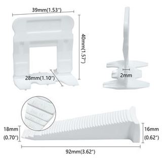 Tile Floor Leveling Spacer Clips Easy DIY Tile Installation System