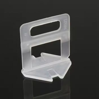 Durable White Plastic Transparent Reusable tile Leveling System Clips Spaced Wedge Tiles
